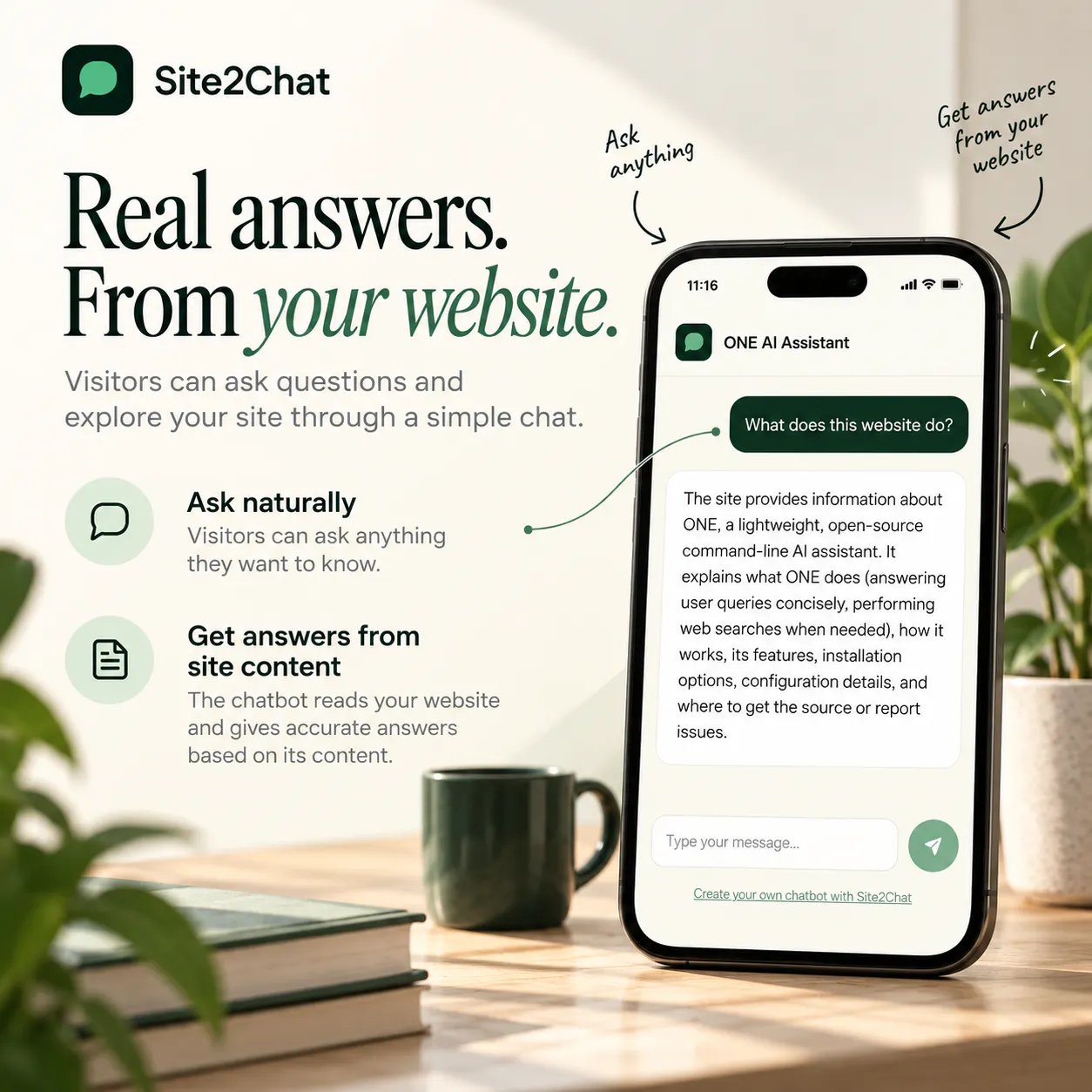 Site2Chat gallery image