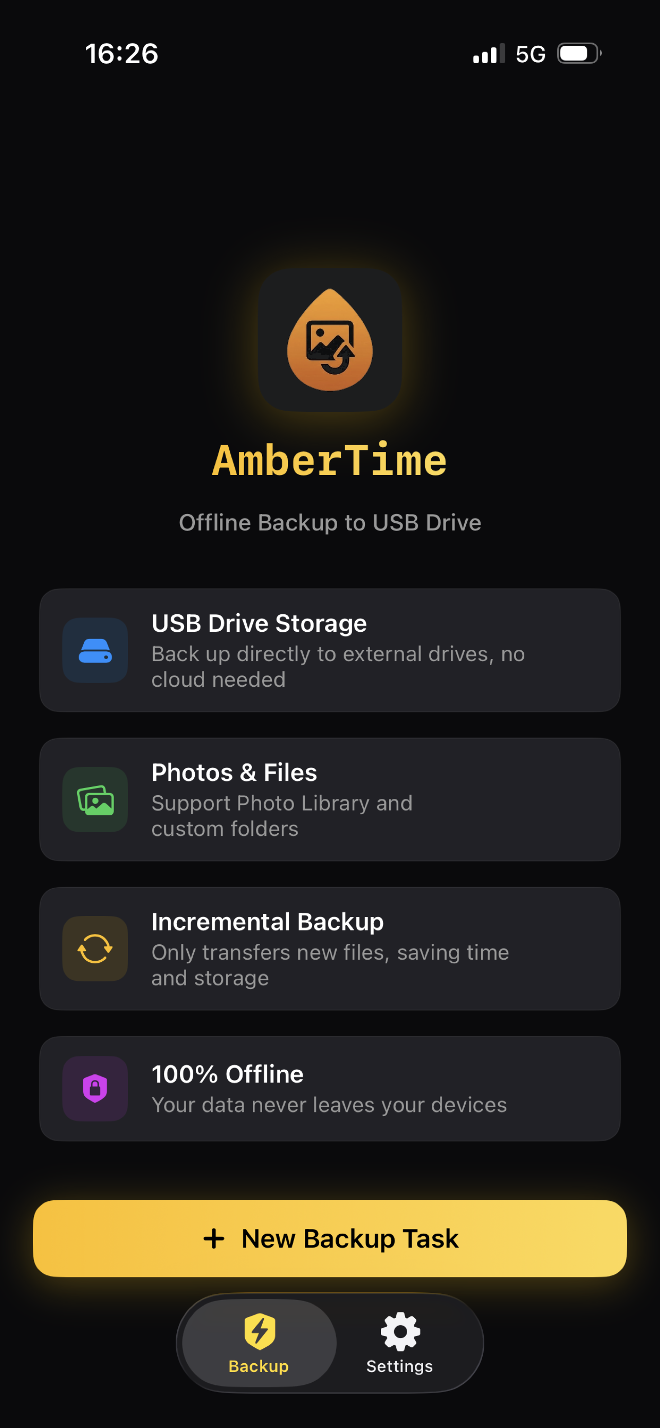 AmberTime - Offline Backup gallery image