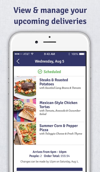 Blue Apron for iOS gallery image
