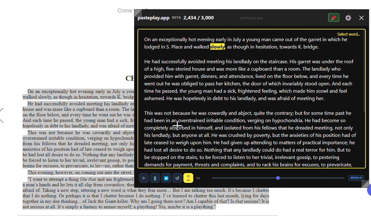 PastePlay — Copy. Hotkey. Listen. TTS gallery image