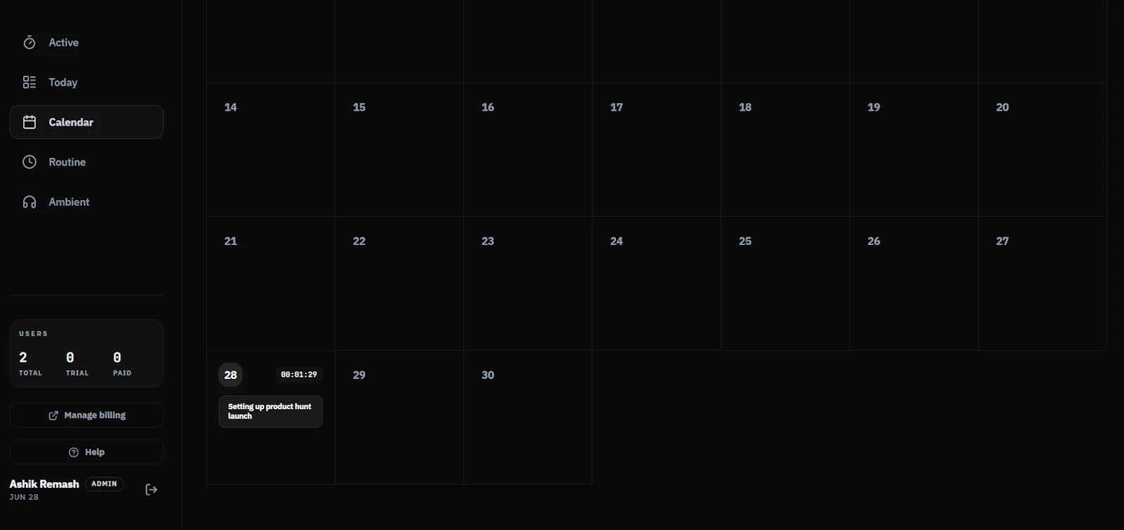 Ambient tracker screenshot 3