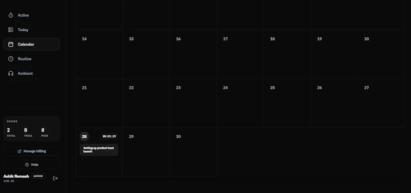 Ambient tracker screenshot 3