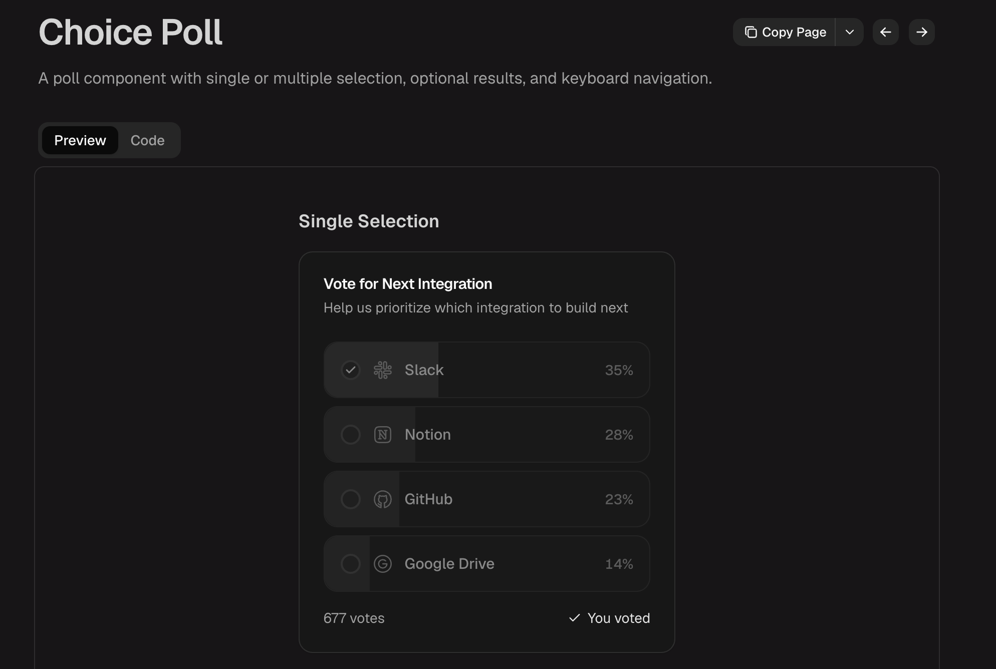 Cult UI gallery image