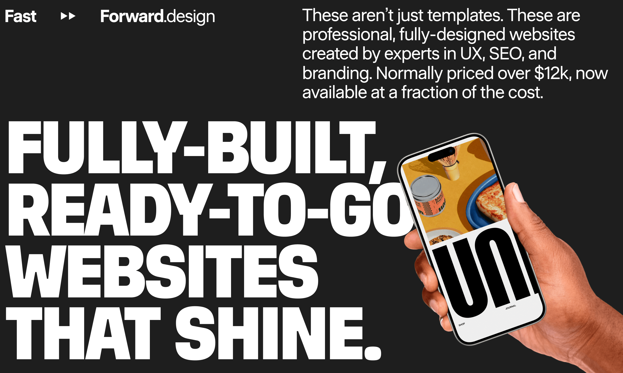 FastForward.design - Премиум веб -сайт в дни, без посторонней цены. медиа 4