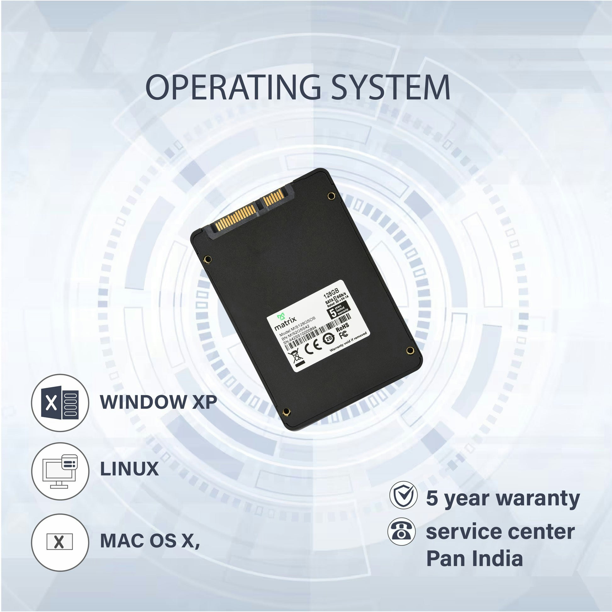 Matrix SATA SSD 128GB gallery image