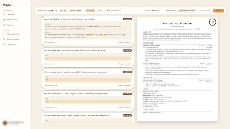 Dopplio AI screenshot 2