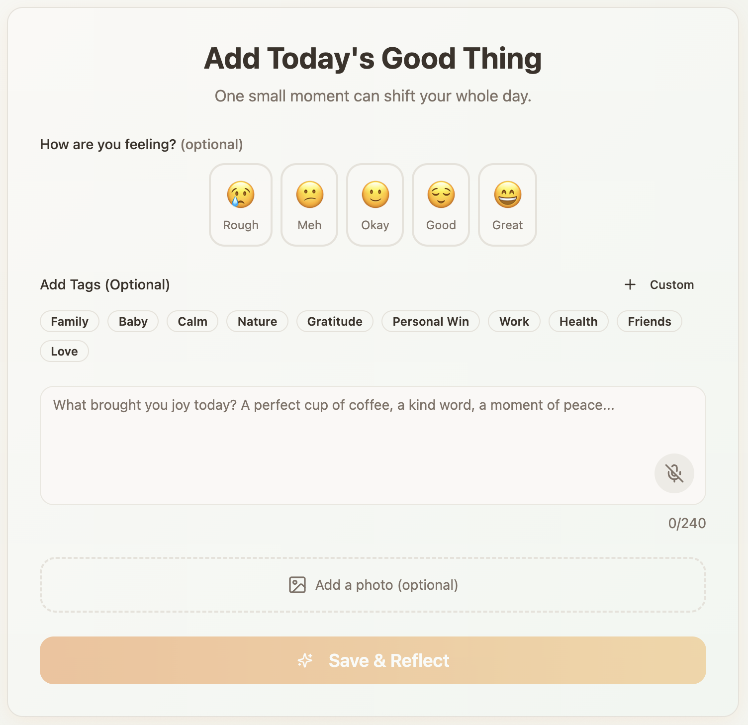 OneGoodThing - Screenshot 2 preview