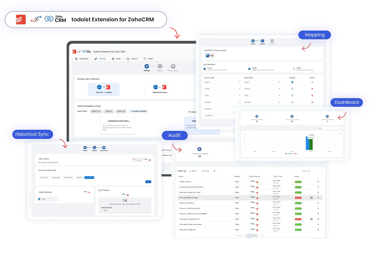Todoist for Zoho CRM screenshot 2