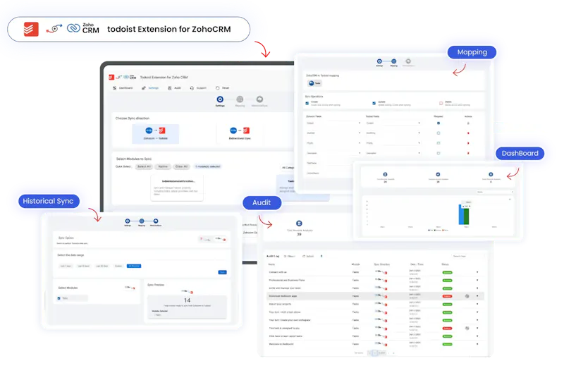 Todoist for Zoho CRM screenshot 2