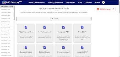 IMGCentury- Image/PDF Manipulation Tools gallery image