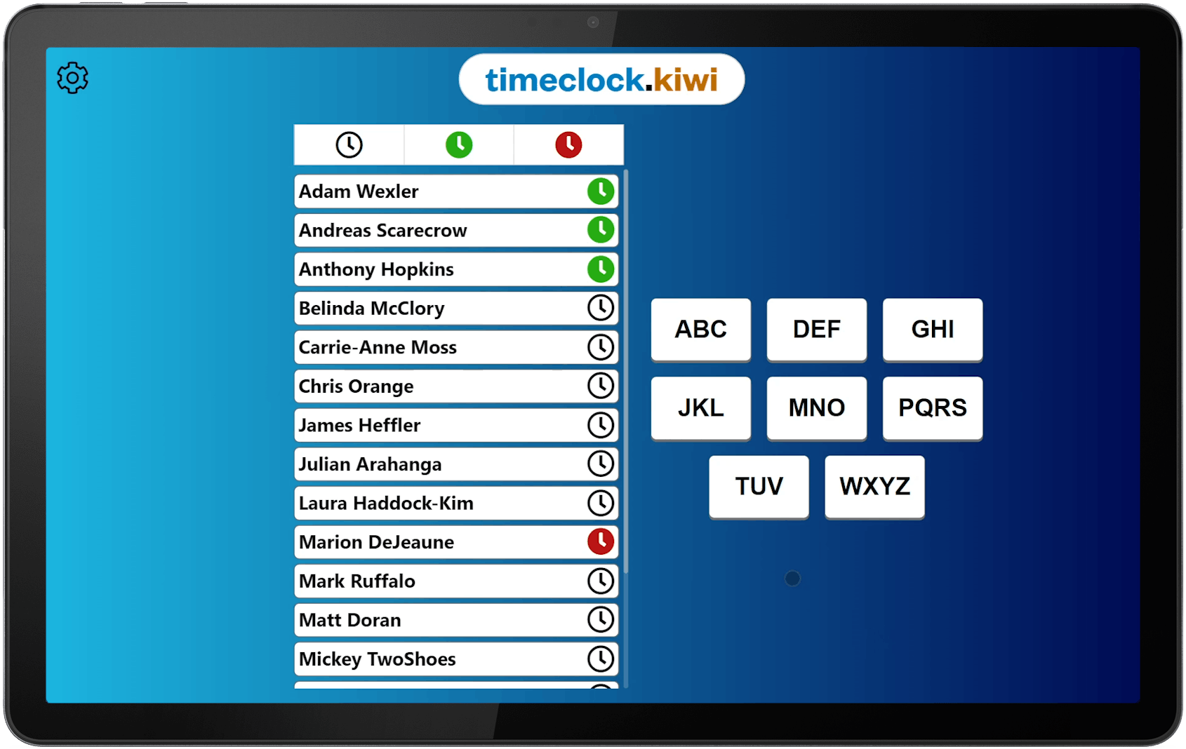 Timeclock.Kiwi media 1