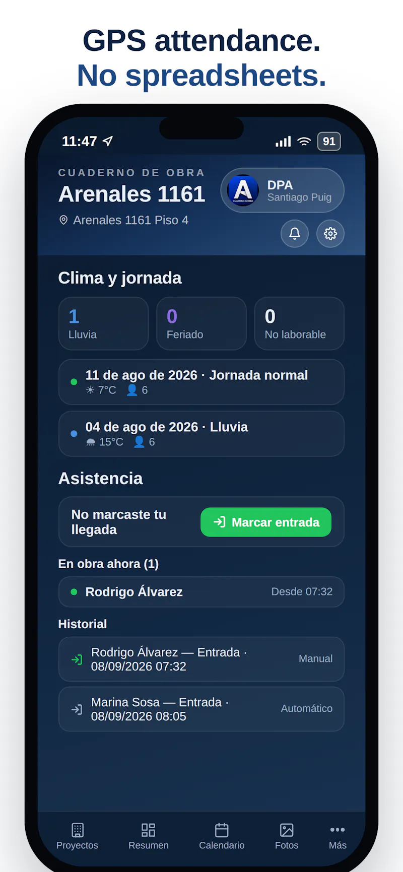 Project LogBook screenshot 6
