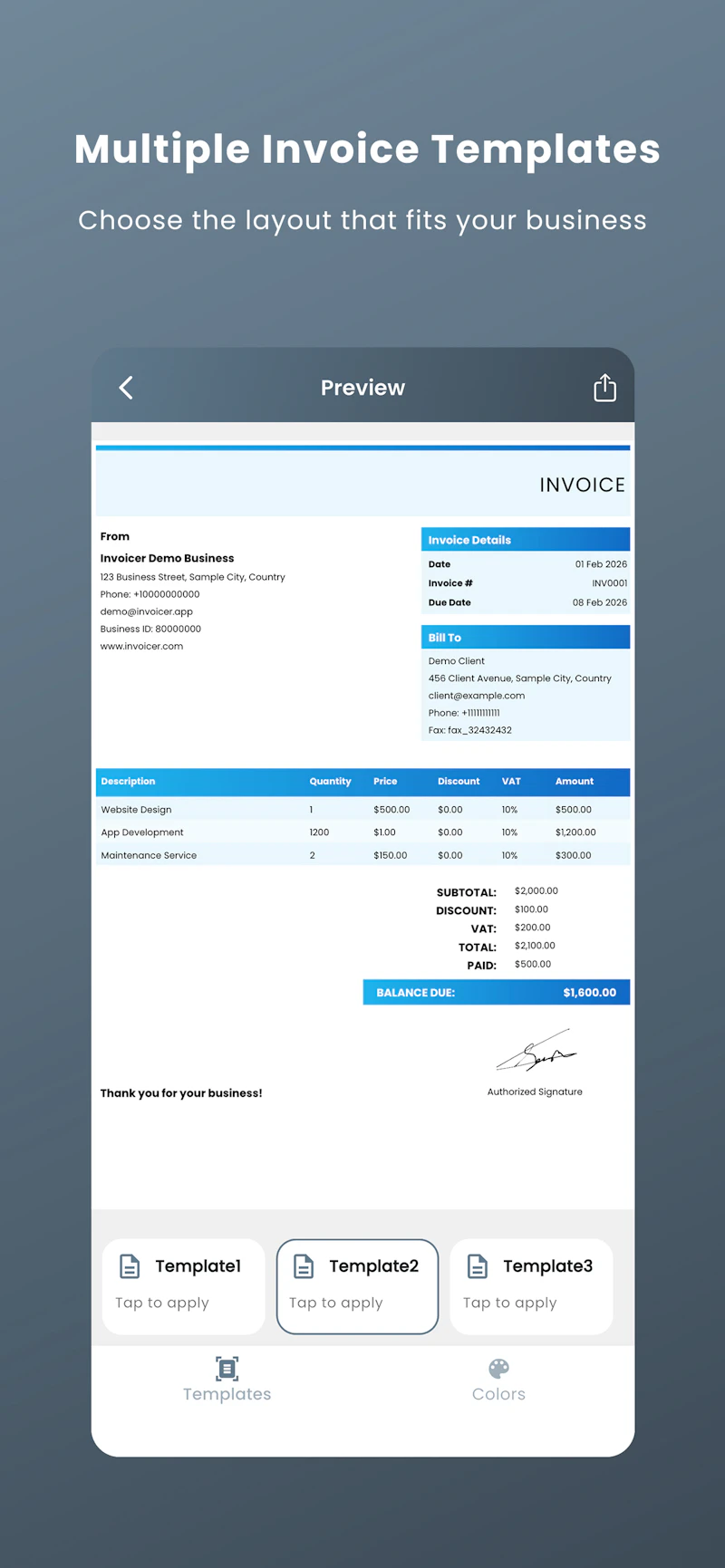 Invoice Maker - Invly screenshot 5