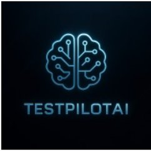 TestPilotAI - Product Hunt launch logo and brand identity