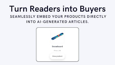 AI SEO Blog Writer for Shopify gallery image