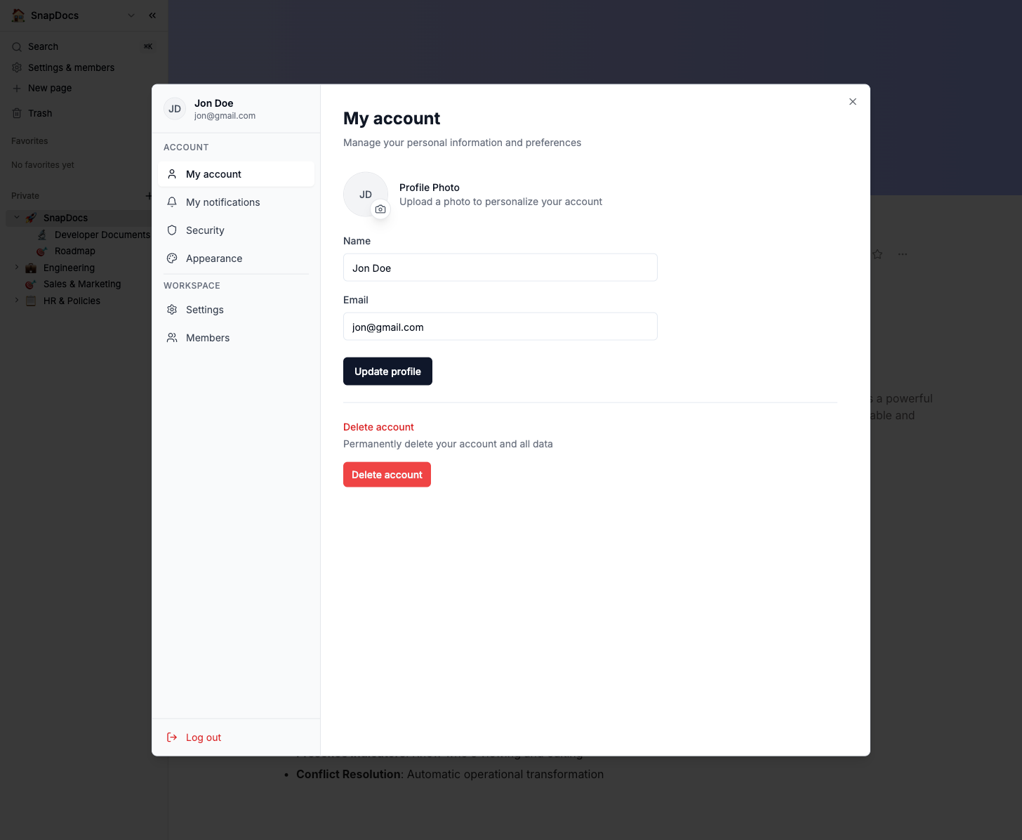 Média Snapdocs - Espace de travail du document open source, vous pouvez vous auto-héberger 4