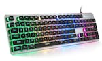 LANGTU Rainbow Backlit Membrane Keyboard image