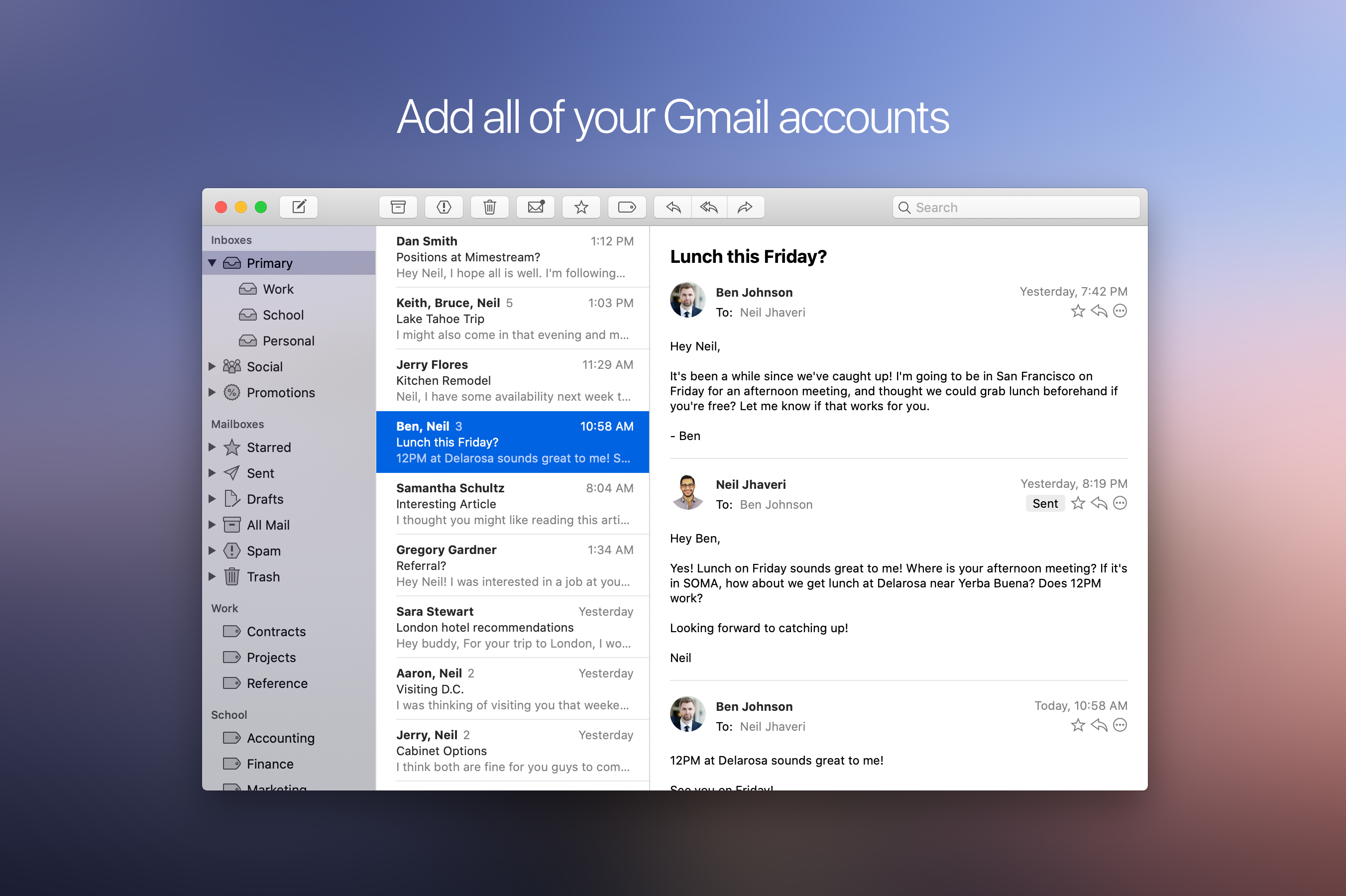 gmail for mac by zive