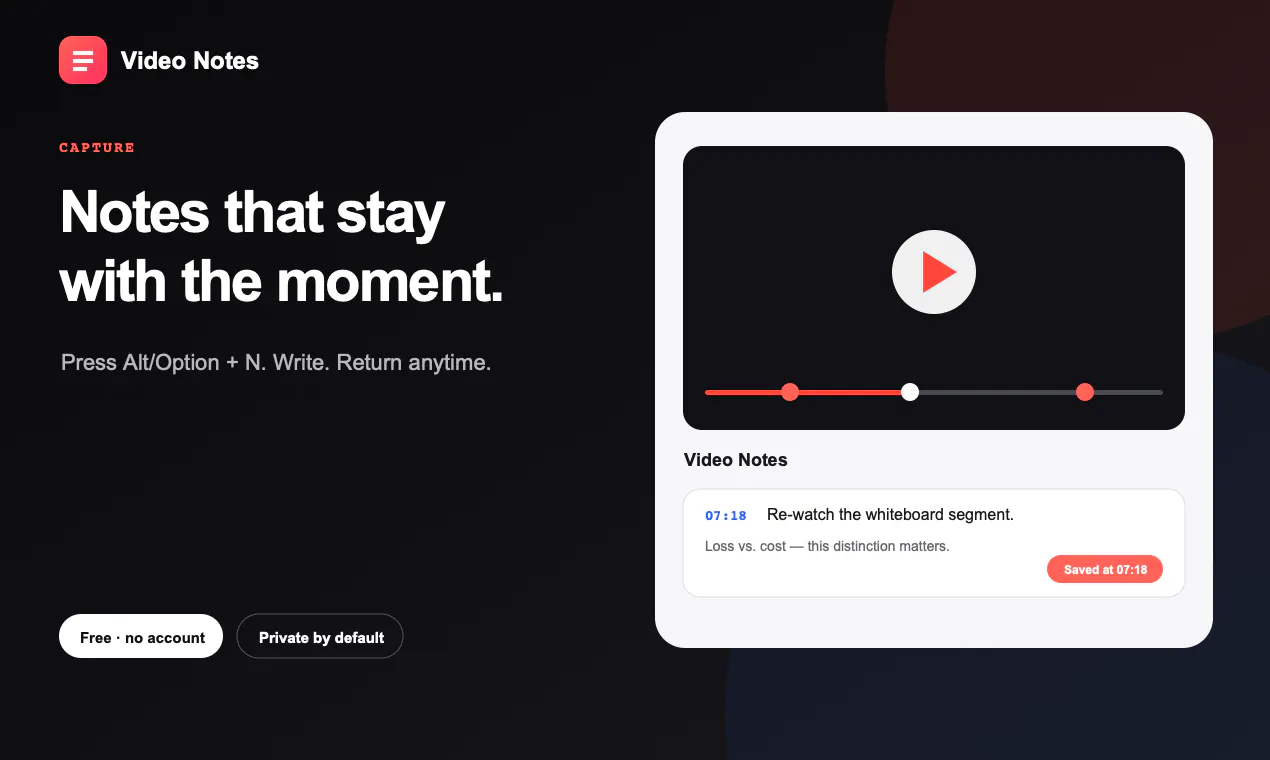 Video Notes gallery image