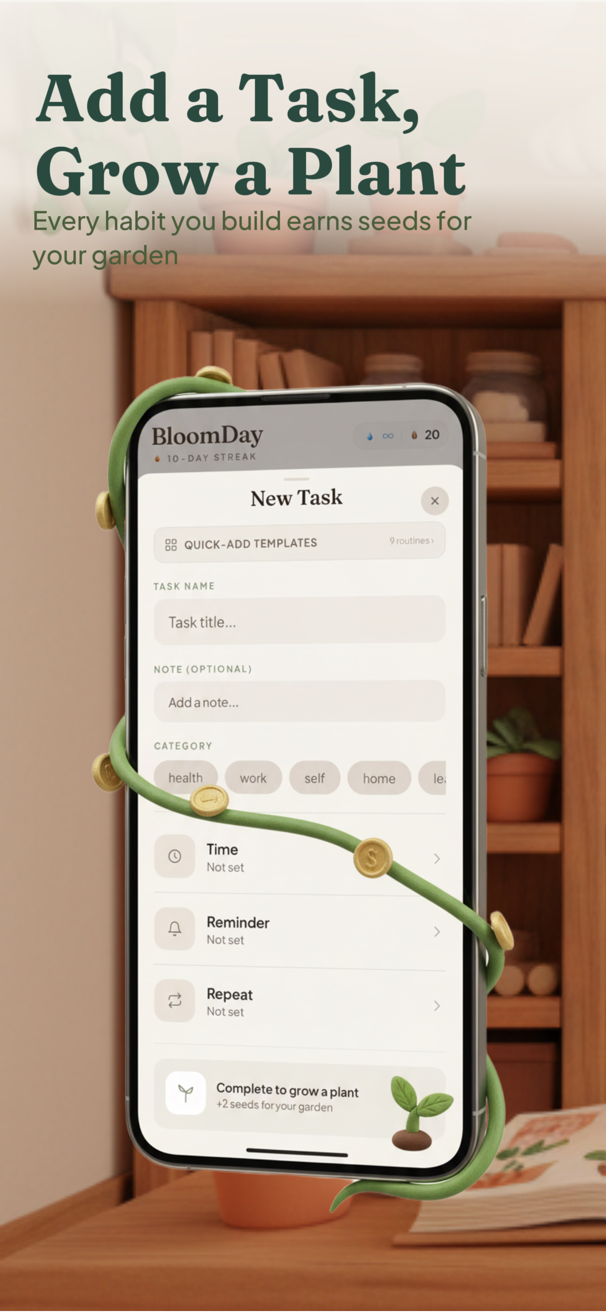 BloomDay: Tasks & Garden gallery image
