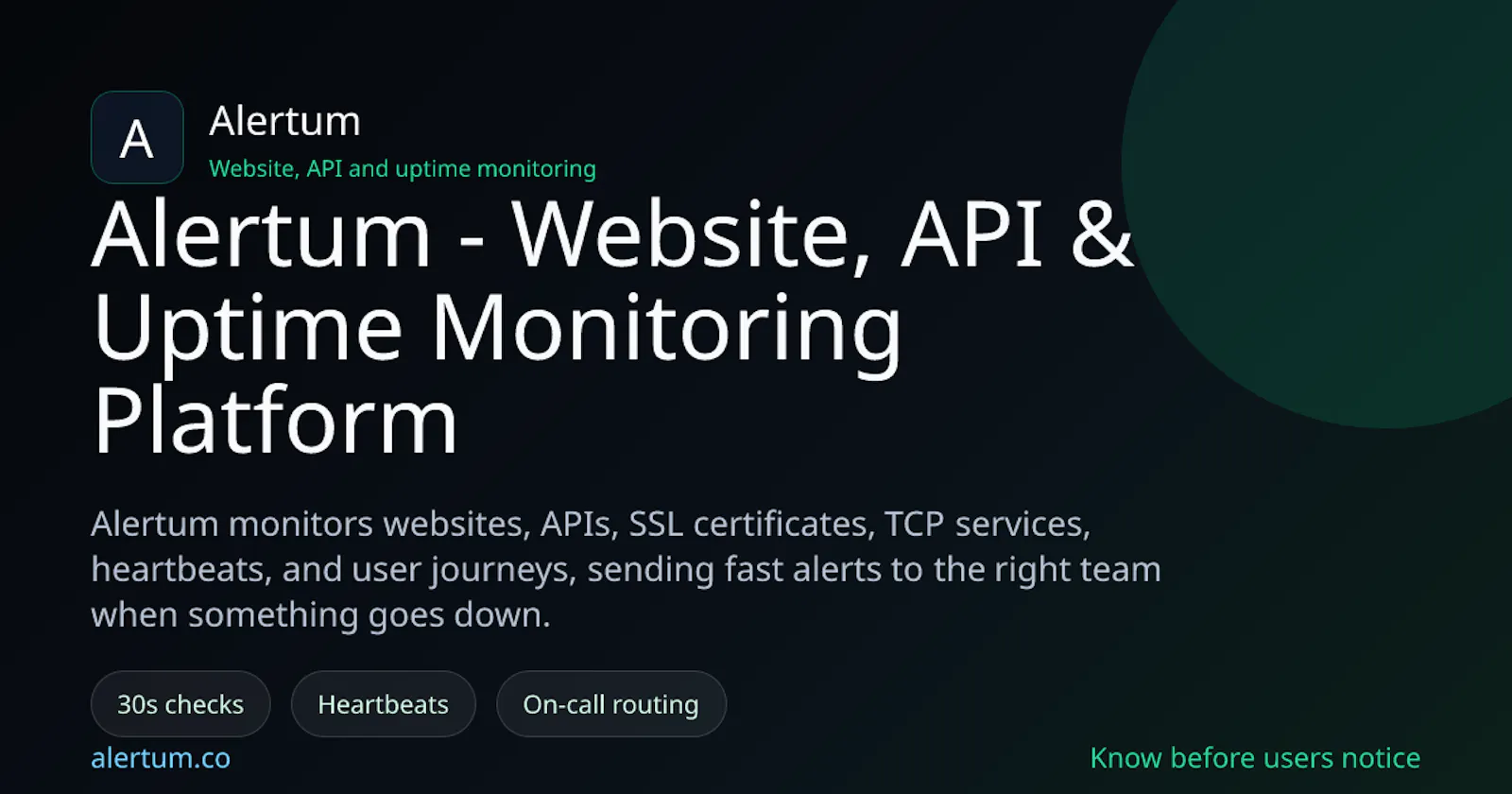 Alertum screenshot 1