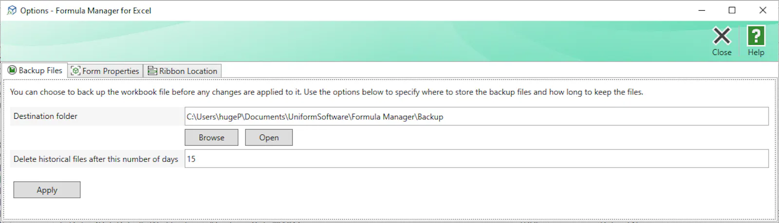 Formula Manager for Excel screenshot 8