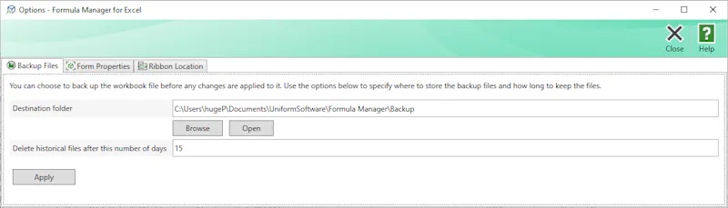 Formula Manager for Excel screenshot 8