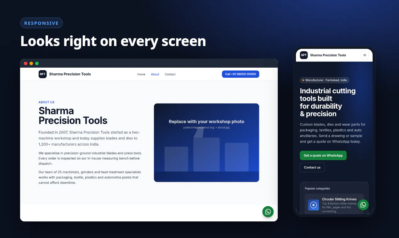 Astro Business Template Lite gallery image