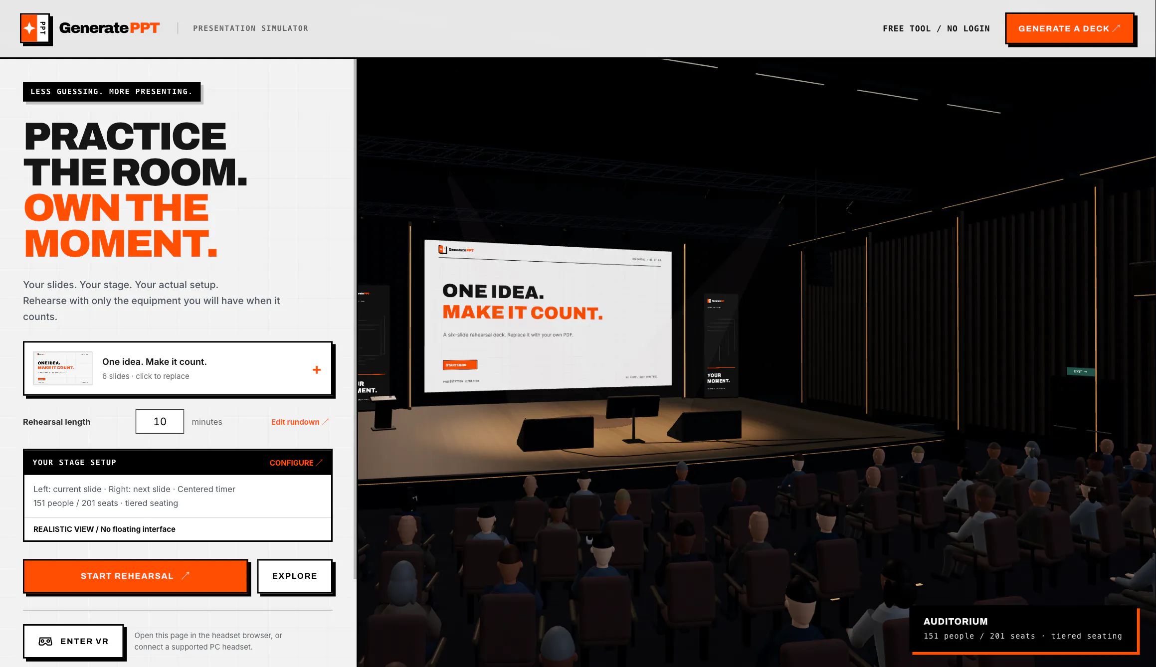 Public Speaking VR Simulator gallery image