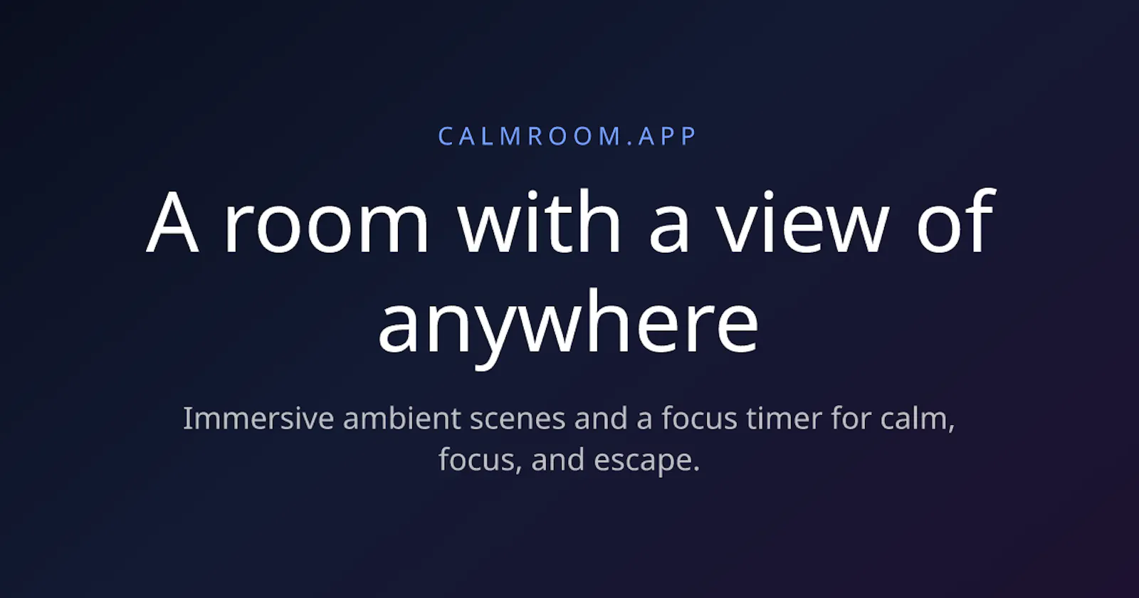 CalmRoom screenshot 1