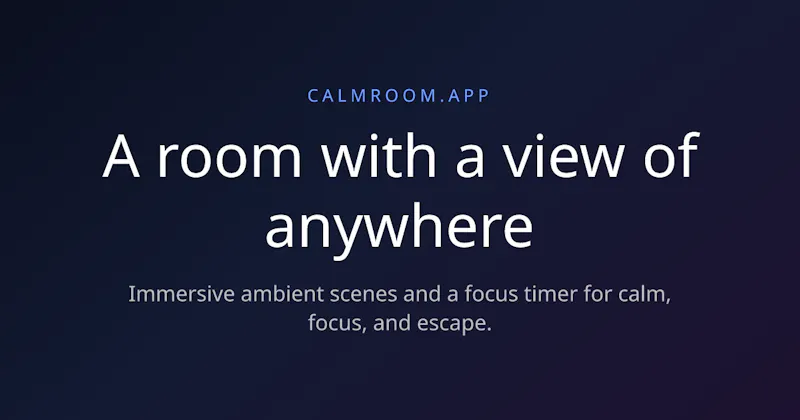 CalmRoom screenshot 1