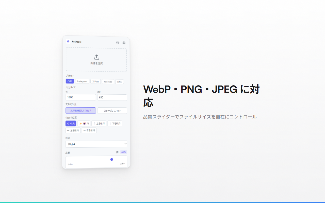 ReShapic - Screenshot 4 showing product features and functionality