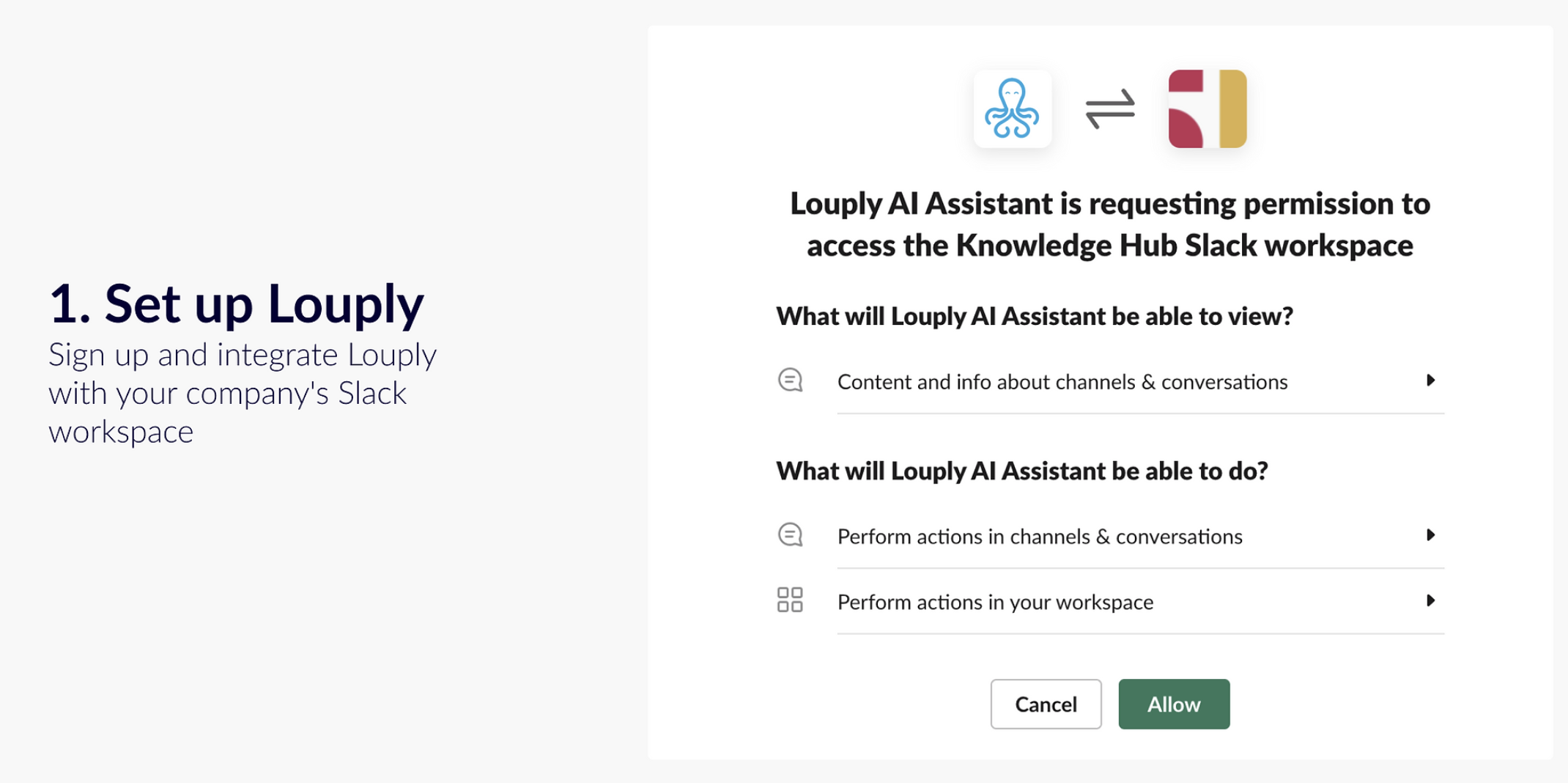 Asistente de AI de Louply media 1