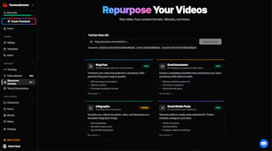 ThumbnailCreator - AI YouTube Thumbnails gallery image