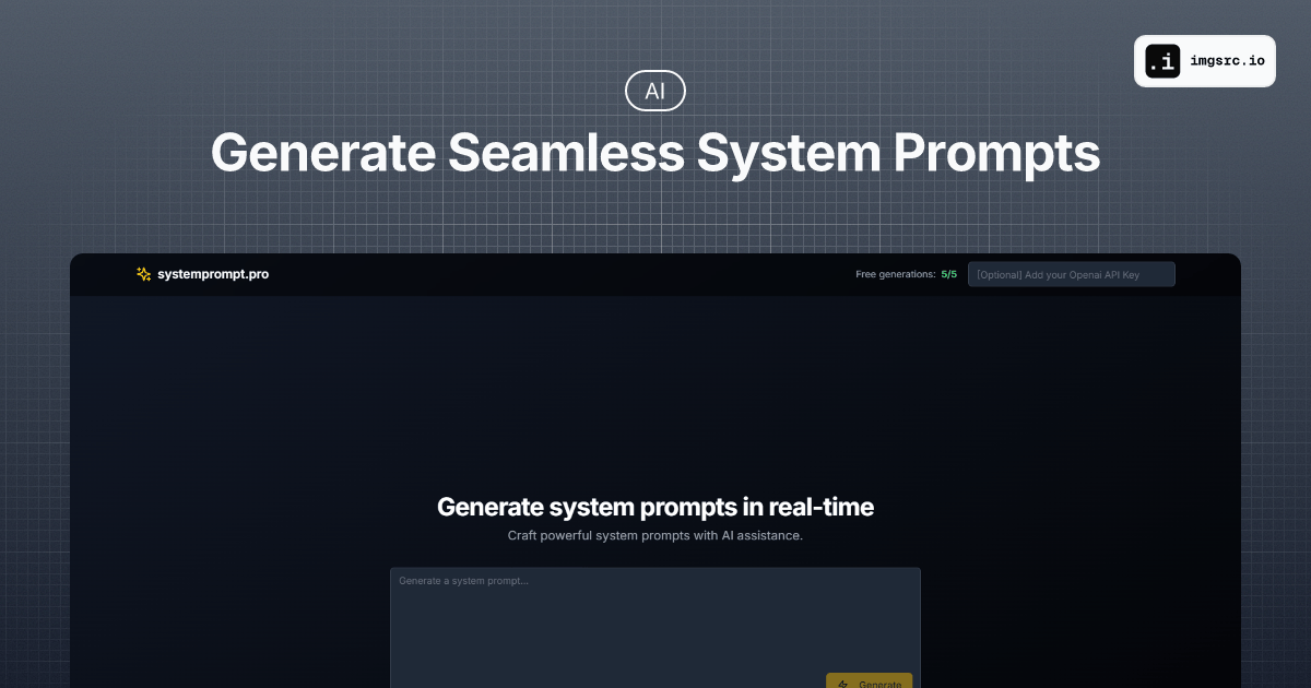 Mídia 2 de Gerador de prompt do sistema - Engenharia rápida do sistema de IA simplificou
