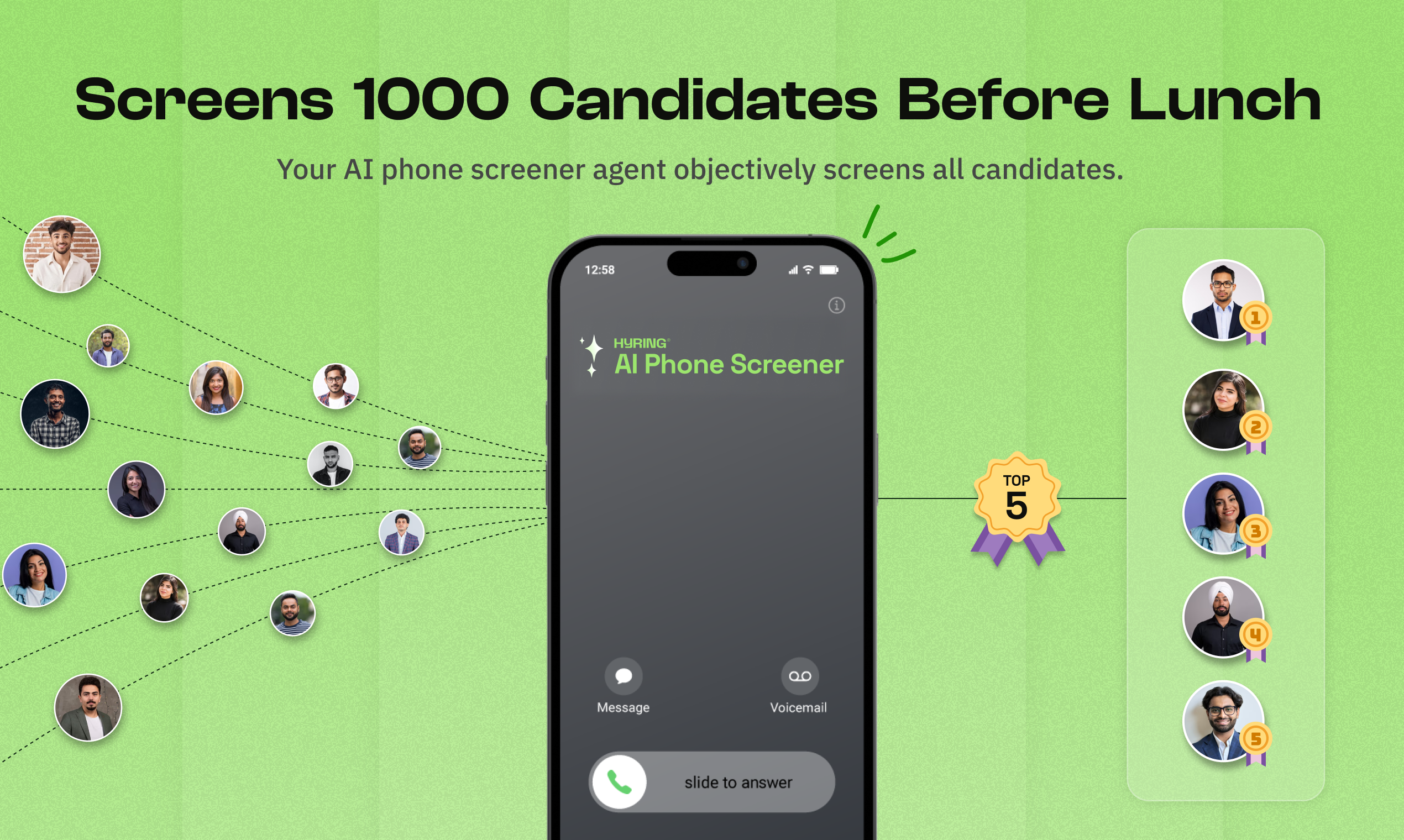 AI Phone Screener by Hyring media 1
