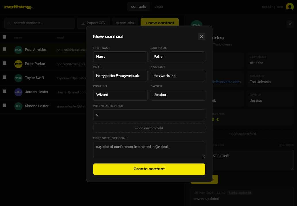 Nothing CRM gallery image