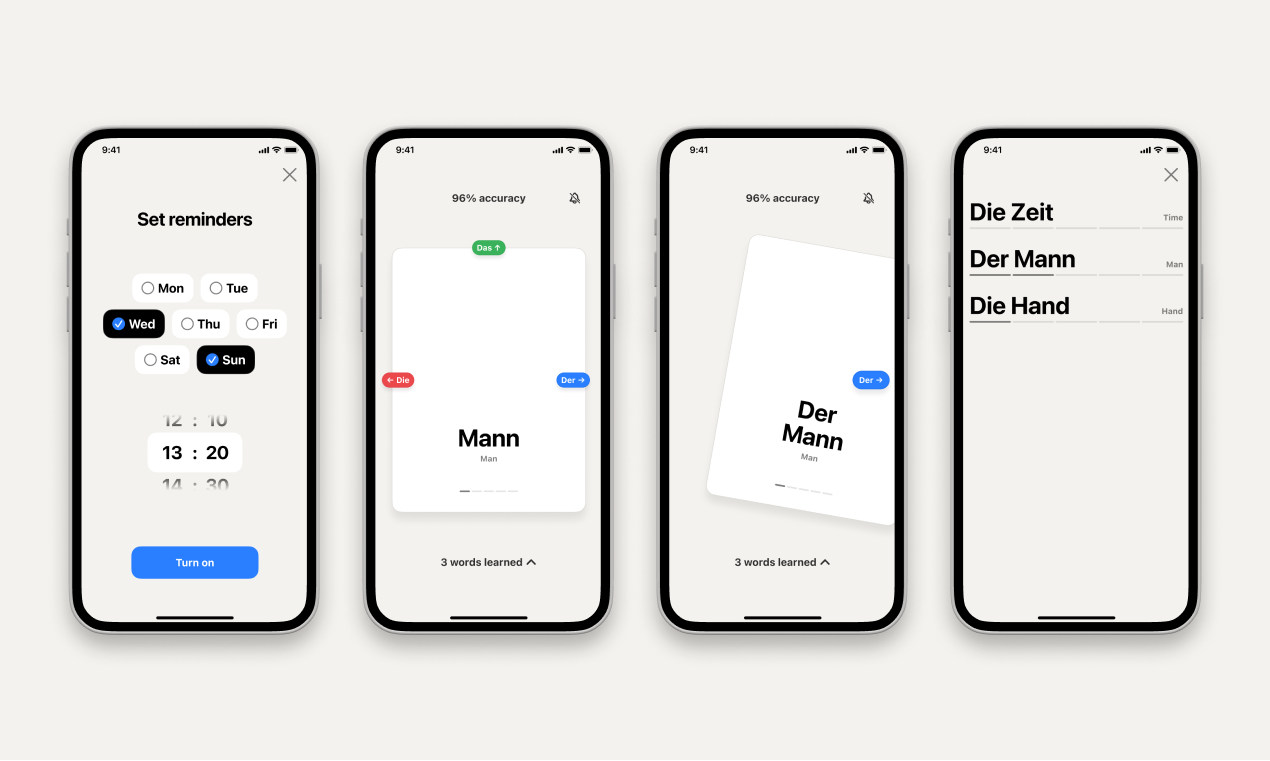 Média Le qui meurt - Maître des articles allemands plus rapidement avec une méthode basée sur la carte flash 2