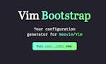 Vim Bootstrap image