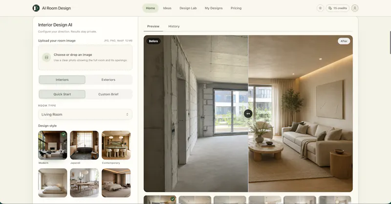 AI Room Design screenshot 1