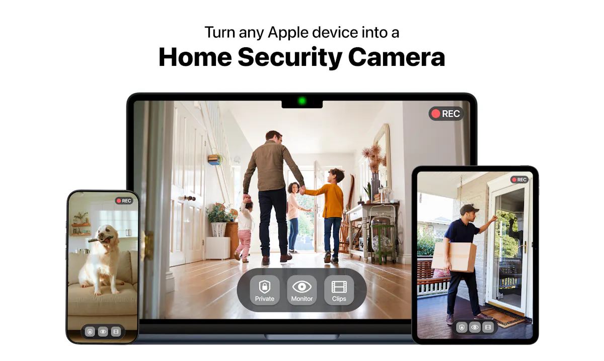 Homy: Security Camera for iPhone & Mac