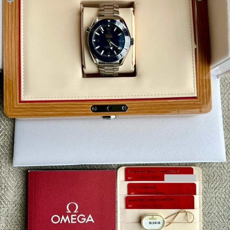 Omega Seamaster Planet Ocean Blue Dial gallery image