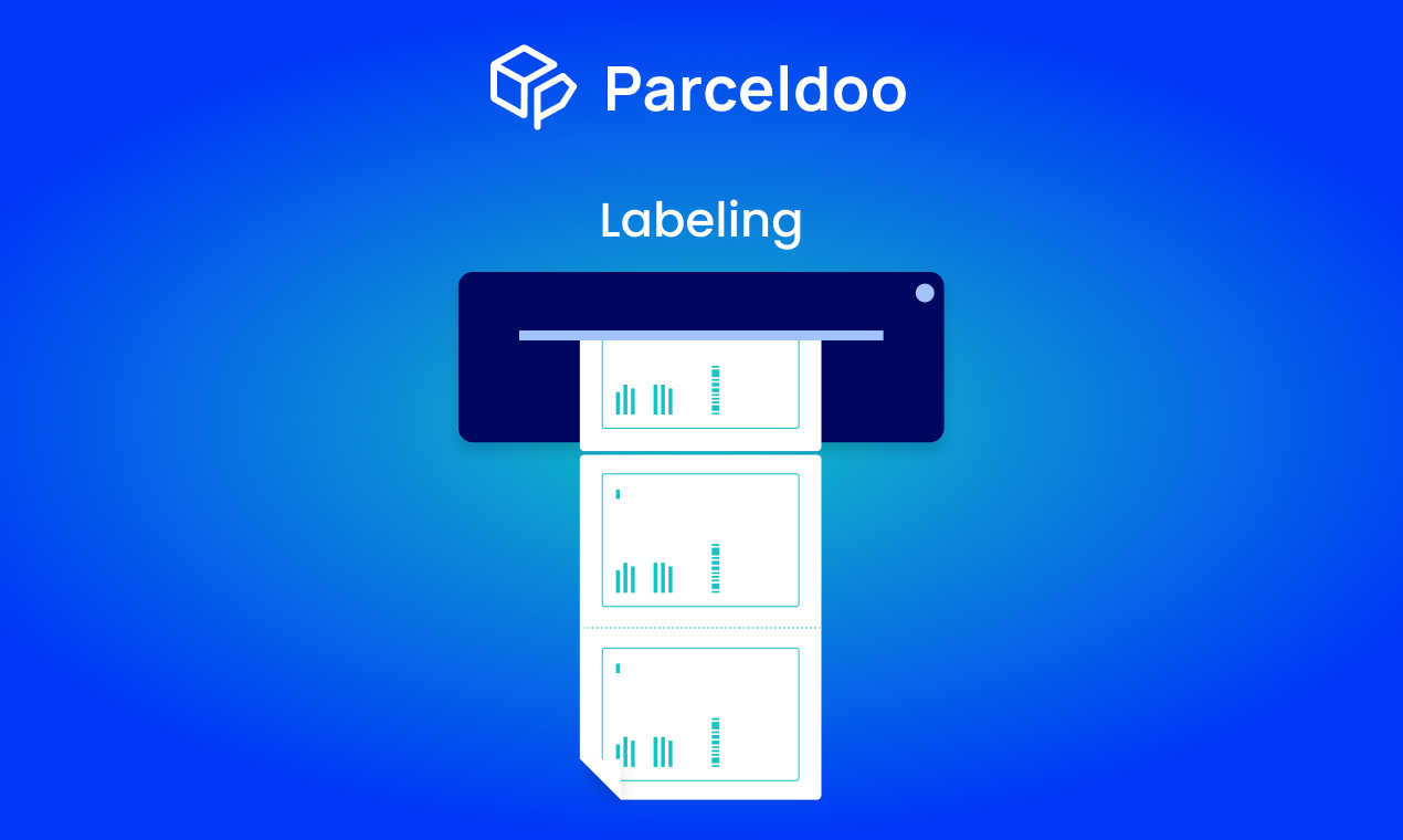 Parceldoo- 라벨링 - 시간과 리소스를 절약하기 위해 배송 라벨을 크기를 조정하십시오! 미디어 1