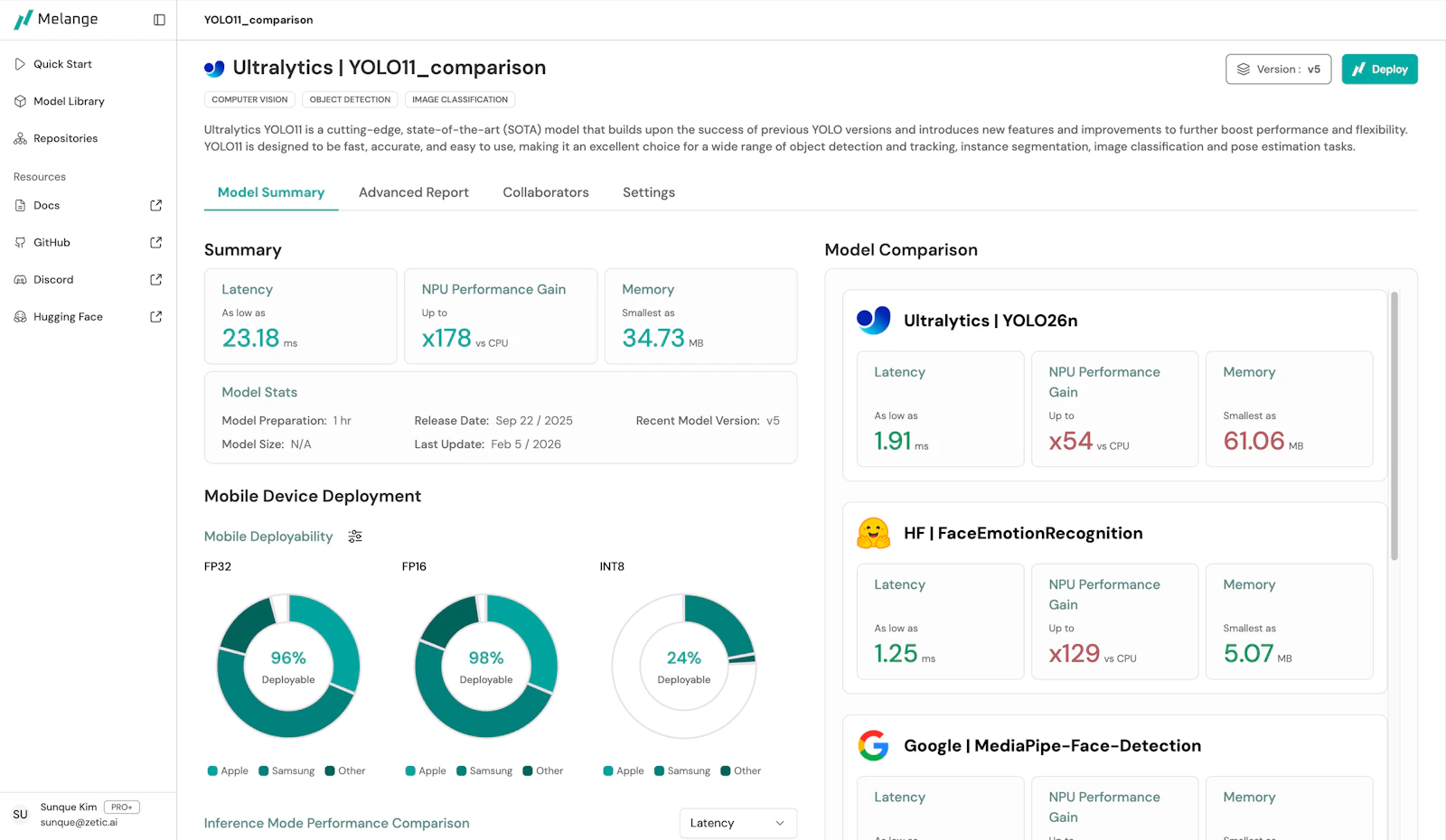 ZETIC Melange screenshot 1