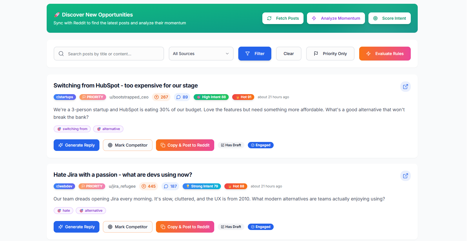 Subrdr - Screenshot 2 showing product features and functionality