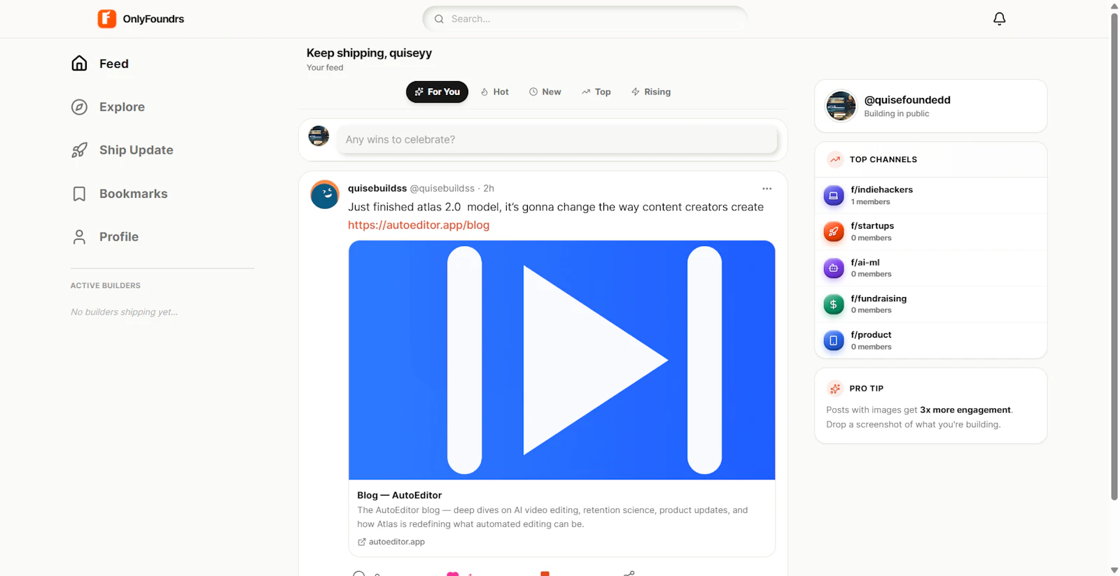 OnlyFoundrs screenshot 2