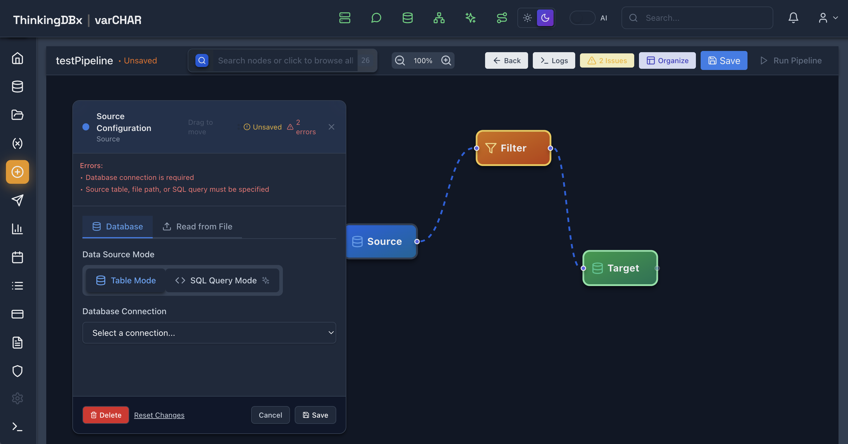 varCHAR - Screenshot 3 showing product features and functionality