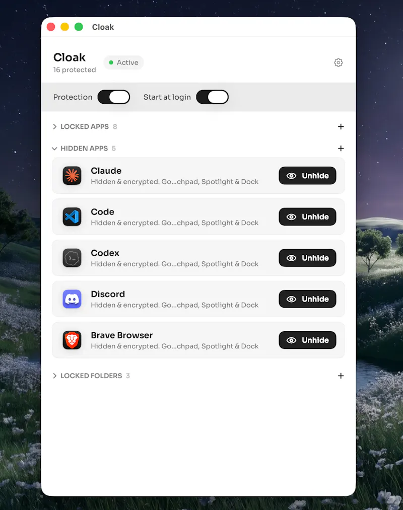 Cloak screenshot 6