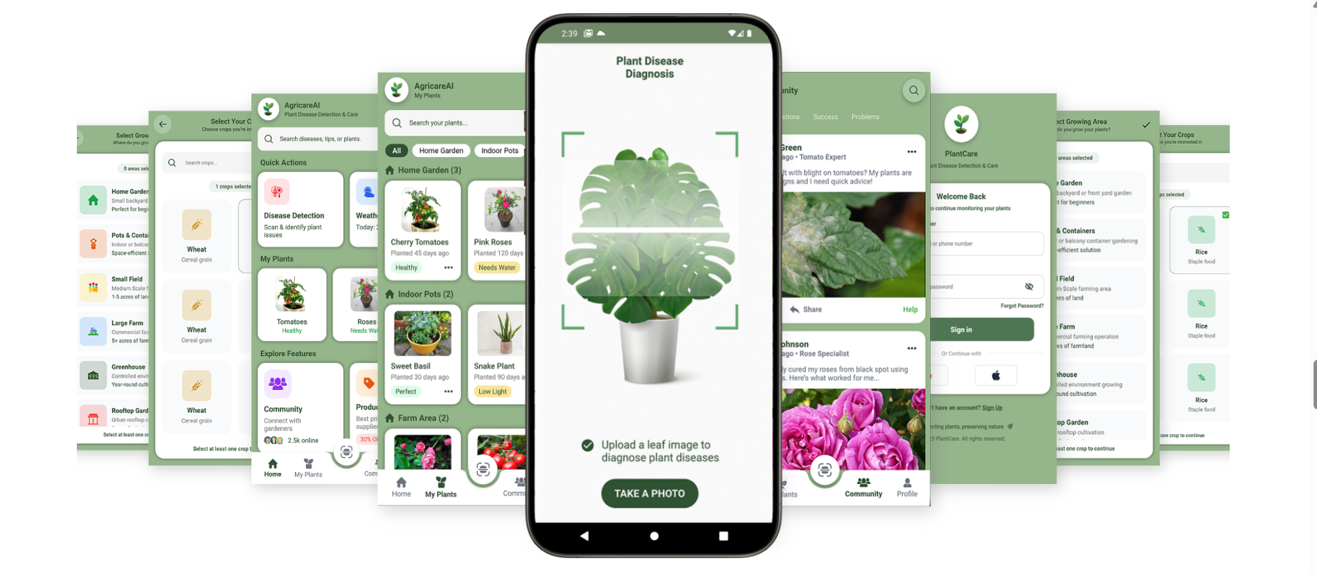 Agricareai - Care delle colture alimentata dall'intelligenza artificiale con scansione foglia e suggerimenti di esperti media 2