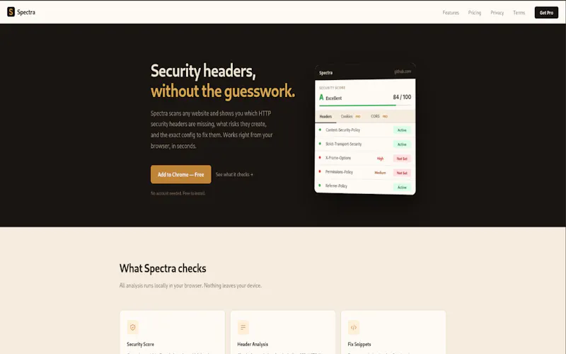 Spectra screenshot 3